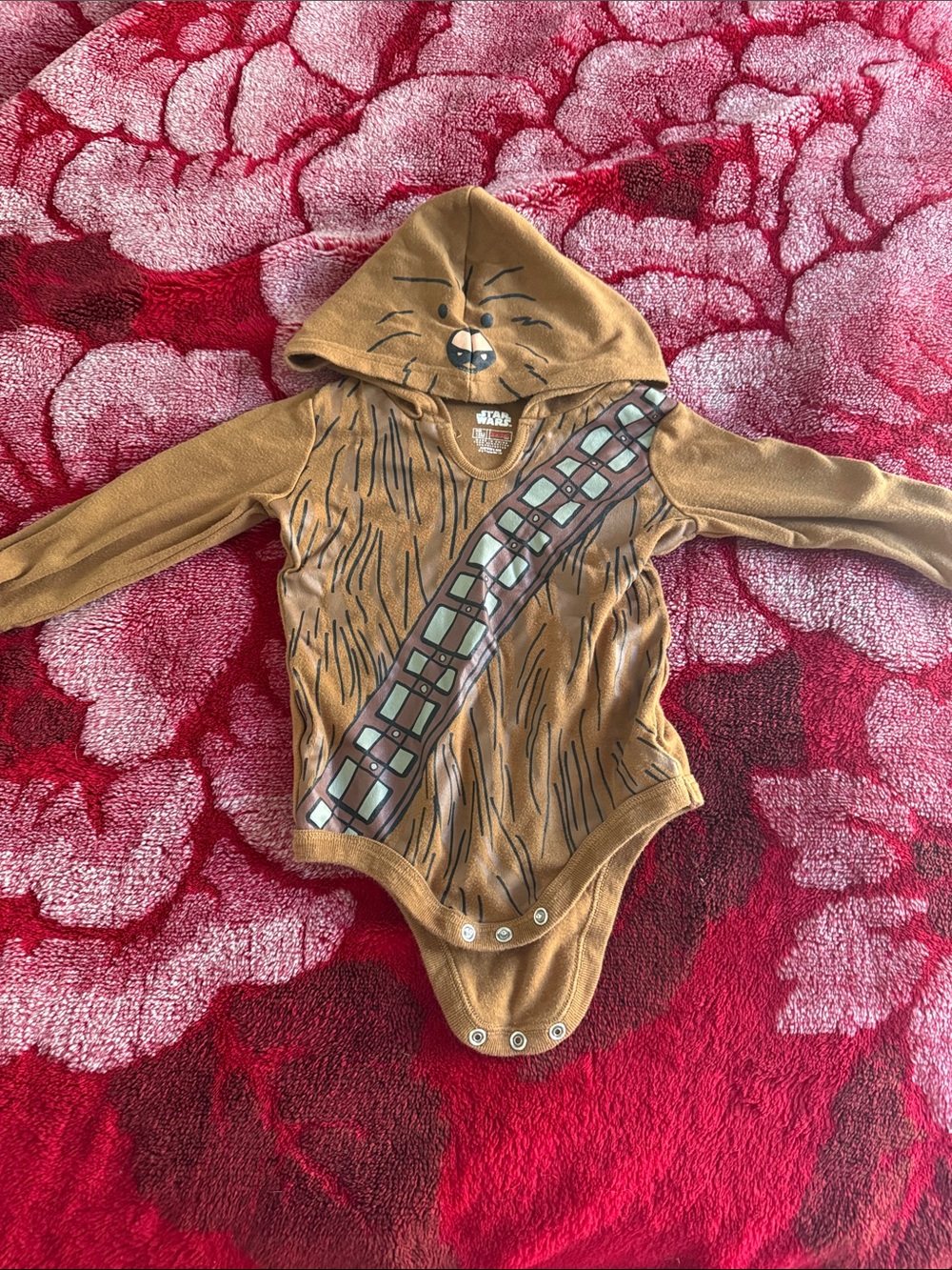Star Wars Chewbacca Hooded One-Piece onesie costume